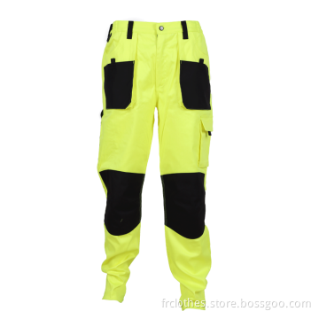 welding work wear pants with knee pad